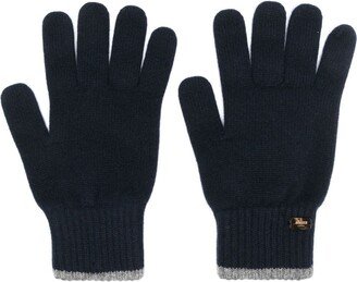 Logo-Patch Cashmere Gloves-AA