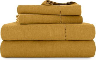 4-Piece Linen Blend Bedding Set