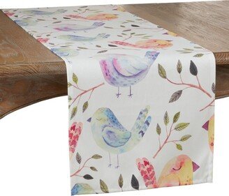 Saro Lifestyle Flock of Birds Runner, Multi, 16 x 72