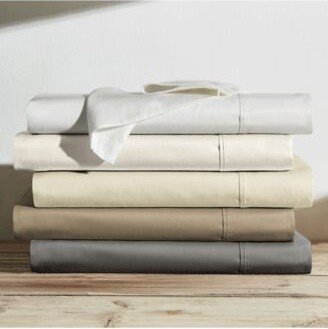 Brielle Home 600 Thread Count Solid Cotton Sateen Sheet Set Collection