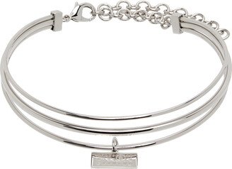 Silver Tubing Choker