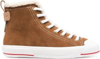 High-Top Shearling Lined Sneakers