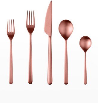 Bronze Ice Linea 20-Piece Flatware Set