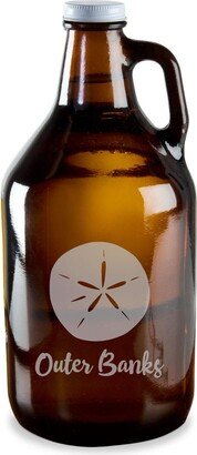 Sand Dollar Outer Banks Shore Point Beach 64 Ounce Beer Wine Growler