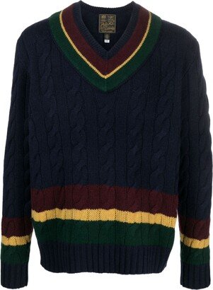 Cricket cable-knit jumper