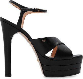 Ankle-Strap Platform Sandals-AD