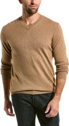 Classic Cashmere V-Neck Sweater-AJ