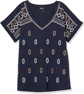 Women's Links Tee (Indigo Multi) Women's Clothing