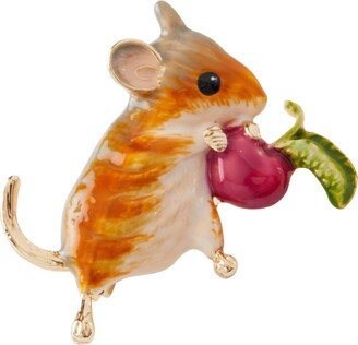 Fable England Fable Enamel Vole Brooch