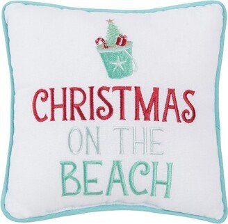 Christmas On The Beach Pillow