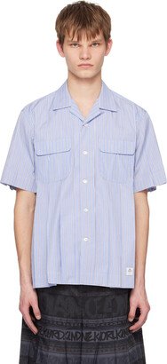 Blue Pleated Shirt