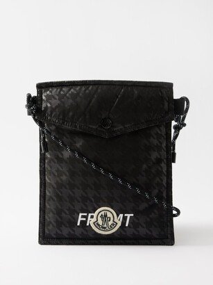 Moncler x FRGMT Houndstooth-print Micro Nylon Cross-body Bag