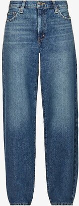 Womens Paradise Found Baggy Dad Relaxed-leg Mid-rise Jeans