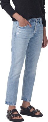 Emerson Mid Rise Ankle Boyfriend Organic Cotton Jeans