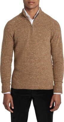 Canora Lambswool Blend Half Zip Pullover