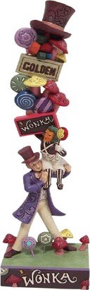 Jim Shore Willy Wonka with Stacked Icons Figurine