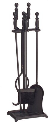 Westminster Fireplace Set of 4 Tools, 30 Inch Tall, Black