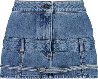 Criollo Denim Mini Skirt-AA