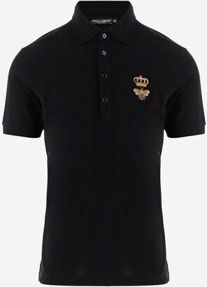 Logo Embroidered Polo Shirt-BA