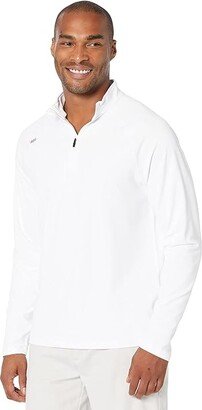 Session 1/4 Zip (Bianco) Men's Clothing