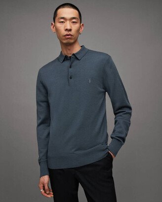 Mode Merino Long Sleeve Polo Shirt