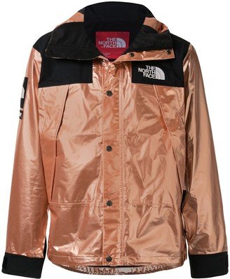 x The North Face metallic mountain jacket