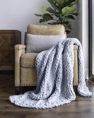 Chunky Knit Throw Blanket