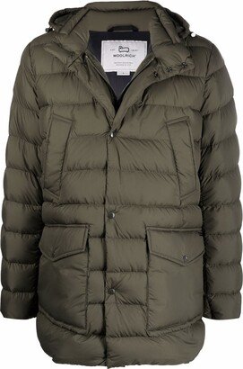 Sierra detachable-hood padded parka