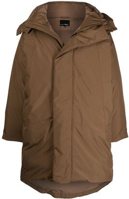 Duvet oversized parka