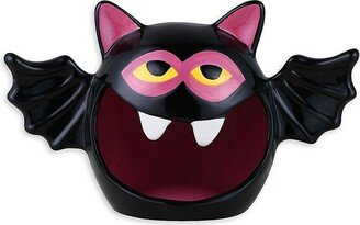 Mr. Halloween Ceramic Bat Candy Bowl
