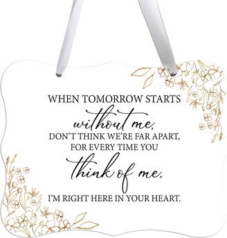 Memorial Sign | Gift Loss Of Mother Sorry For Your Personalized Dad For-AC