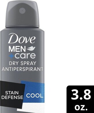 Dove Men+Care 72-Hour Stain Defense Dry Spray Antiperspirant & Deodorant - Cool - 3.8oz