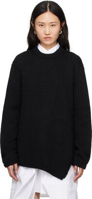 Black Crewneck Sweater-AD