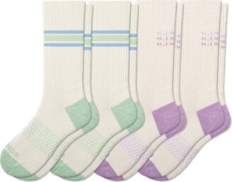 x Sophia Roe Calf Sock 4-Pack - White - Large - Unisex - Cotton