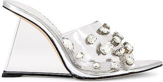 Jeweled Wedge Heel