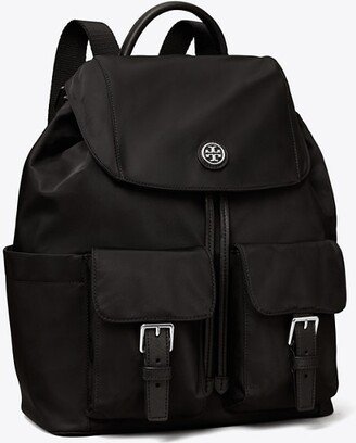 Nylon Flap Backpack