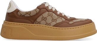 GG Embossed Lace-Up Sneakers