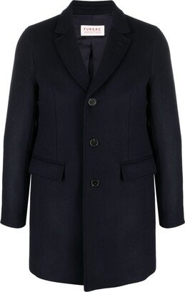 FURSAC Single-Breasted Narrow-Lapels Coat