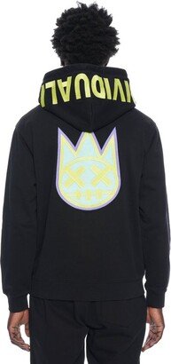 Zip Hooded Sweatshirt In Black