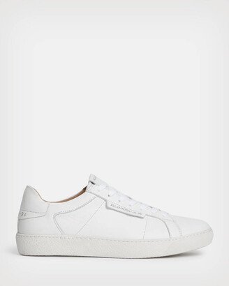 Sheer Low Top Leather Sneakers