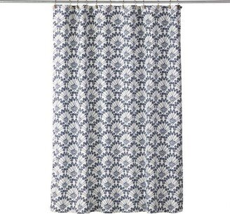 Vern Yip Boho Floral Shower Curtain White - SKL Home