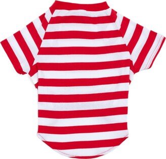 Leveret Big Dog Cotton Pajama Striped Red and White - Red White