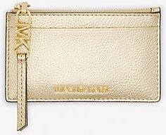 Empire Small Metallic Leather Card Case