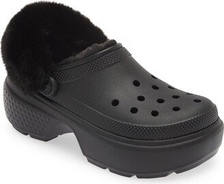 Gender Inclusive Stomp Faux Fur Platform Clog