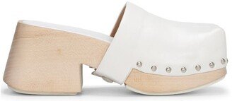 Slip-On Square-Toe Clogs-AB