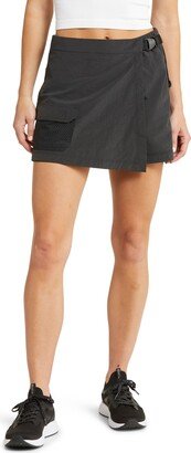 Recycled Nylon Wrap Skort