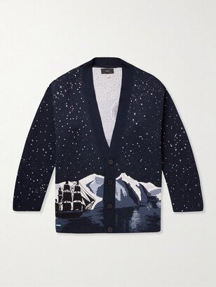 In the Middle of Nowhere Wool-Blend Jacquard Cardigan