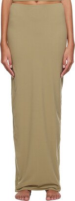 Khaki Fits Everybody Maxi Skirt