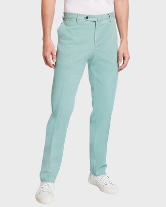 PT Torino Men's Delave Stretch-Cotton Chino Pants