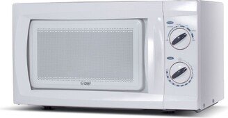 COMMERCIAL CHEF Countertop Microwave Oven 0.6 Cu. Ft. 600W, White